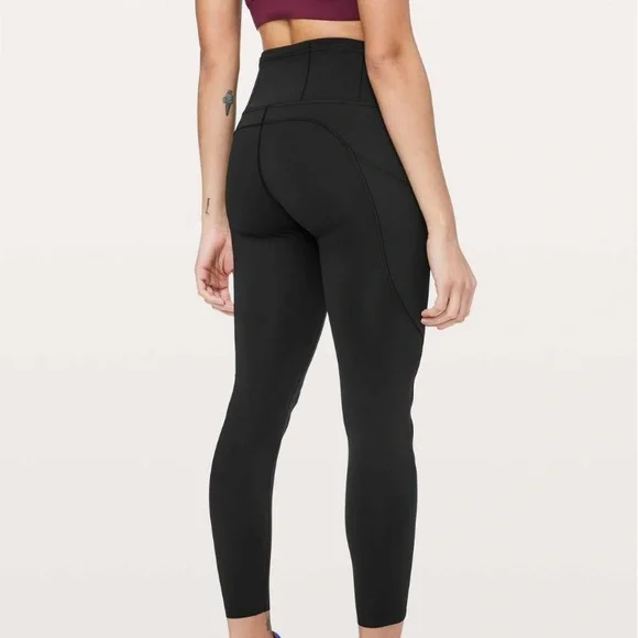 Lululemon Fast & Free Tights Leggings 4 Black - Picture 5 of 15
